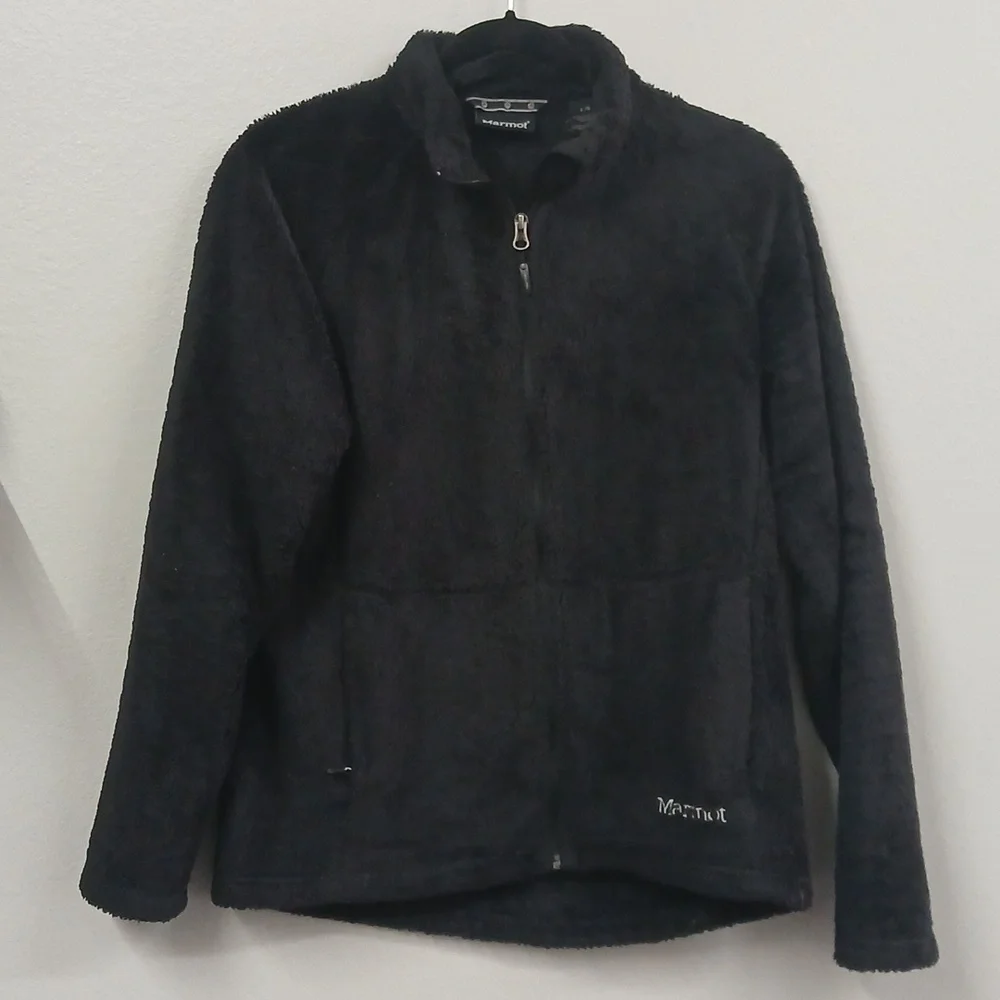 Marmot fleece zip jacket, EUC. Size Large